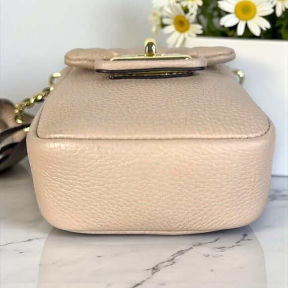 Karl Lagerfeld Paris Agyness Leather Turnlock Crossbody Bag - NWOT - Picture 14 of 17